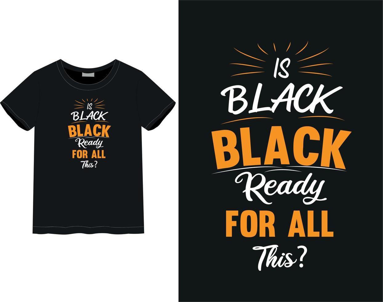 Black Friday t-shirt vector