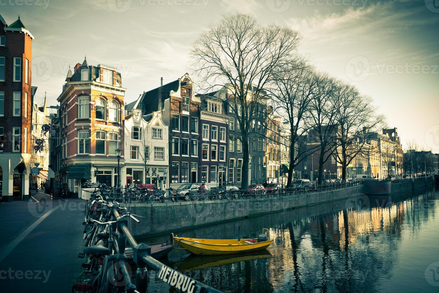 Amsterdam Canal Street view photo