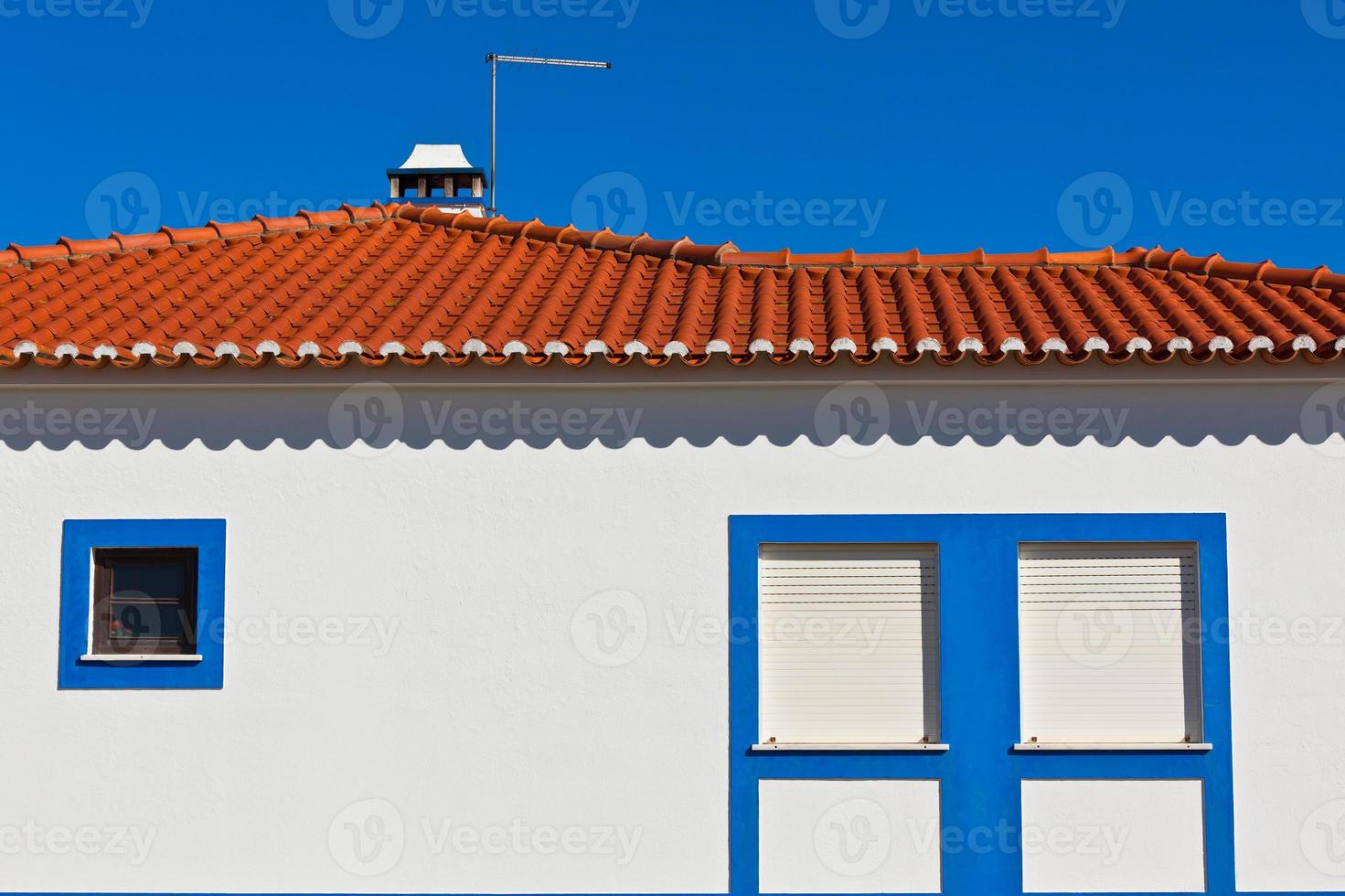 Unrecognizable Part of Residential House at Algarve, Portugal. photo