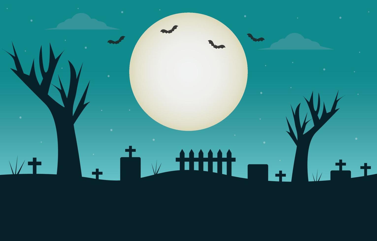 Happy Halloween illustration vector background design