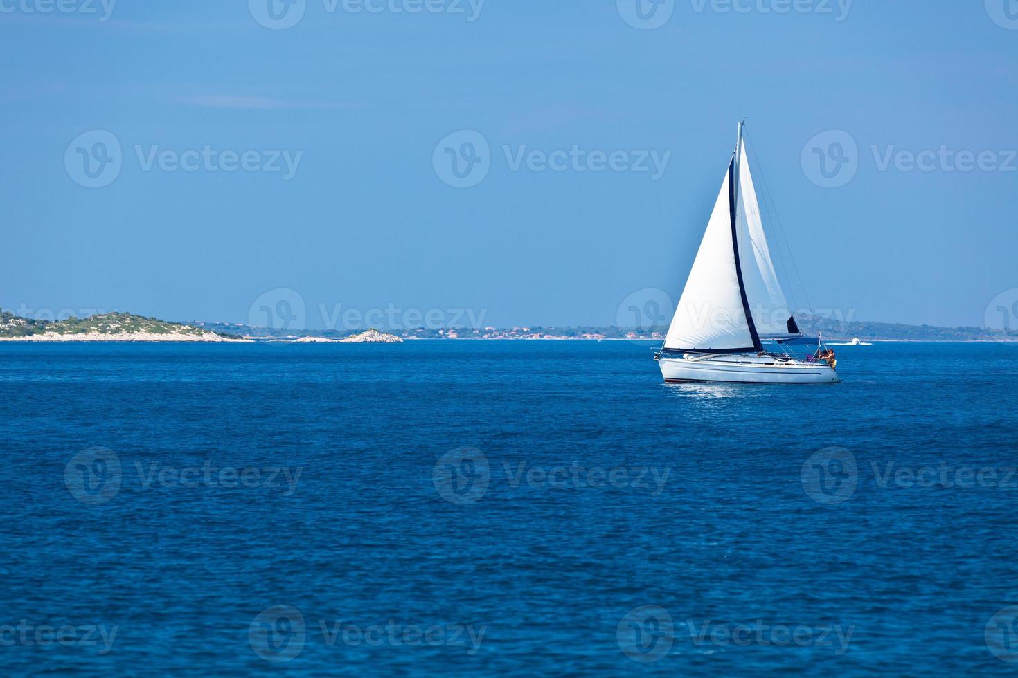 Recreational Yacht at Adriatic Sea photo