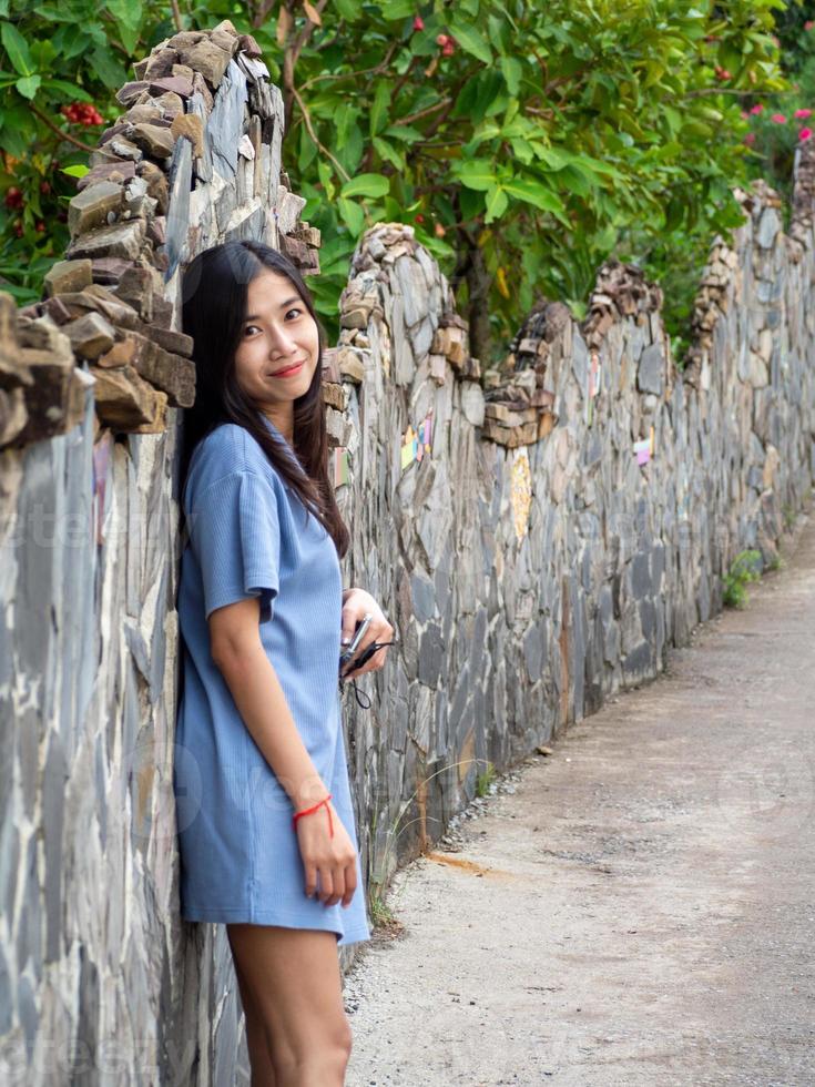 Woman and nature photo