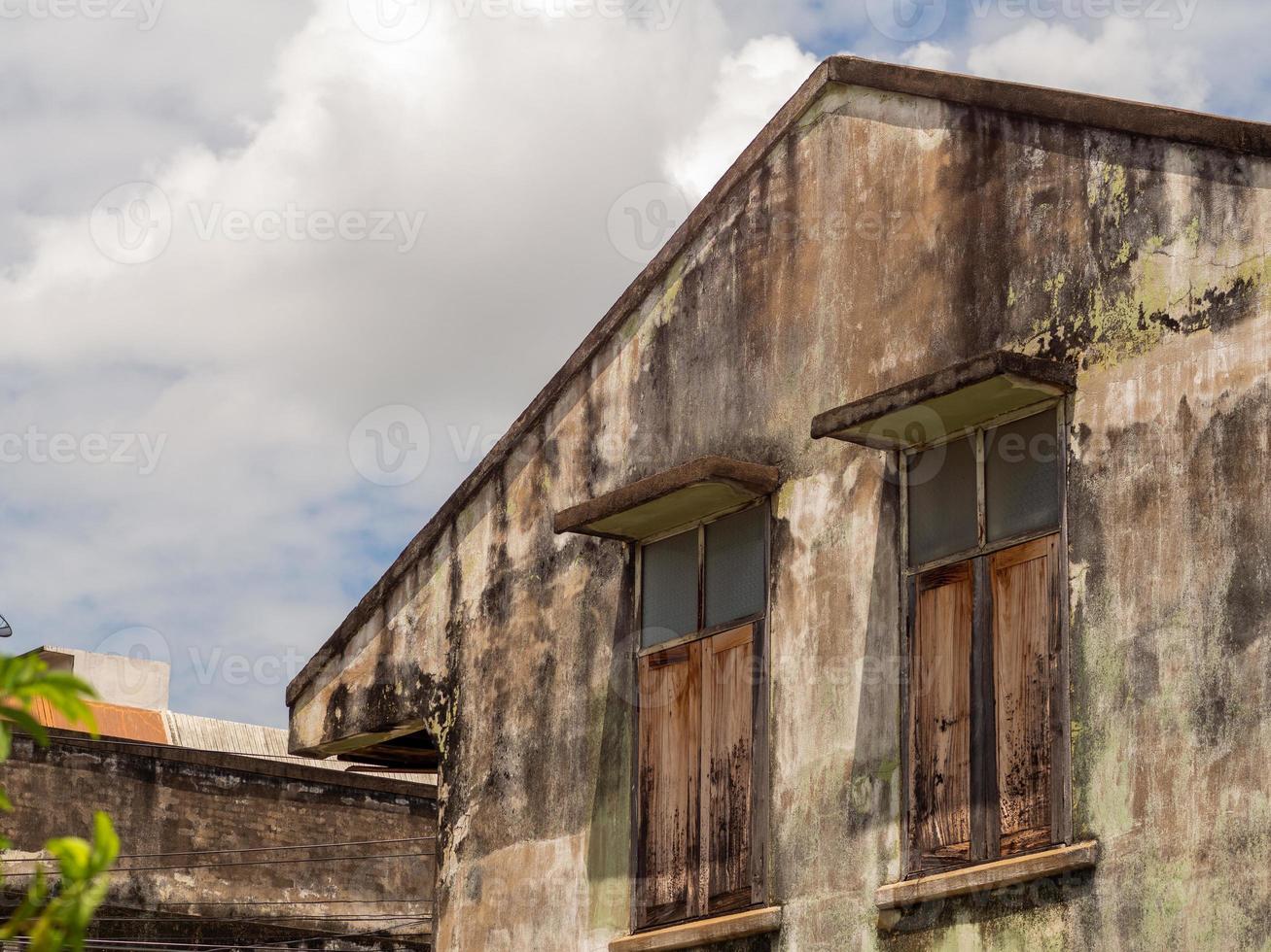 old house and sky at Sukhothai, Thailand. photo