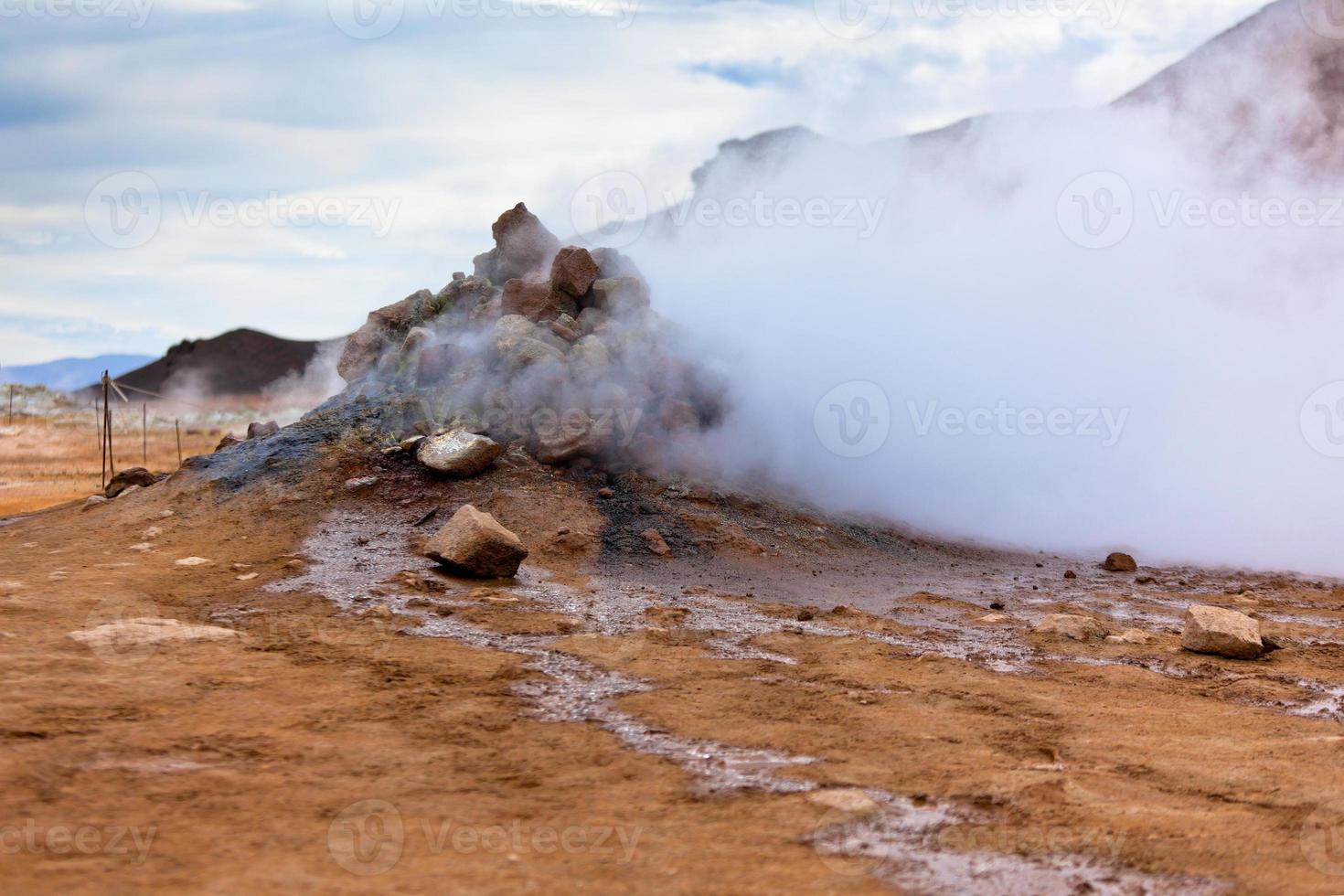 Geothermal Area Hverir, Iceland photo