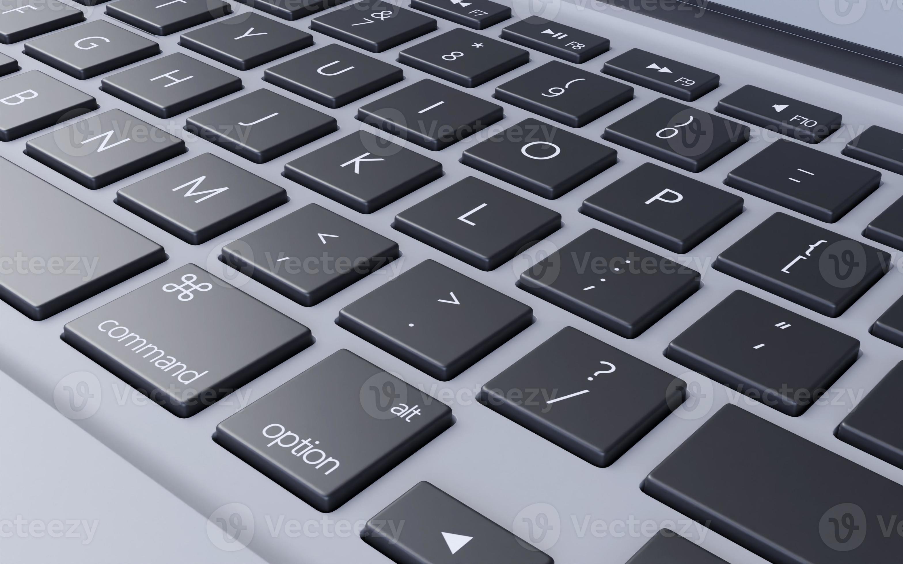 3D rendering closeup keyboard laptop 11699134 Stock Photo at Vecteezy