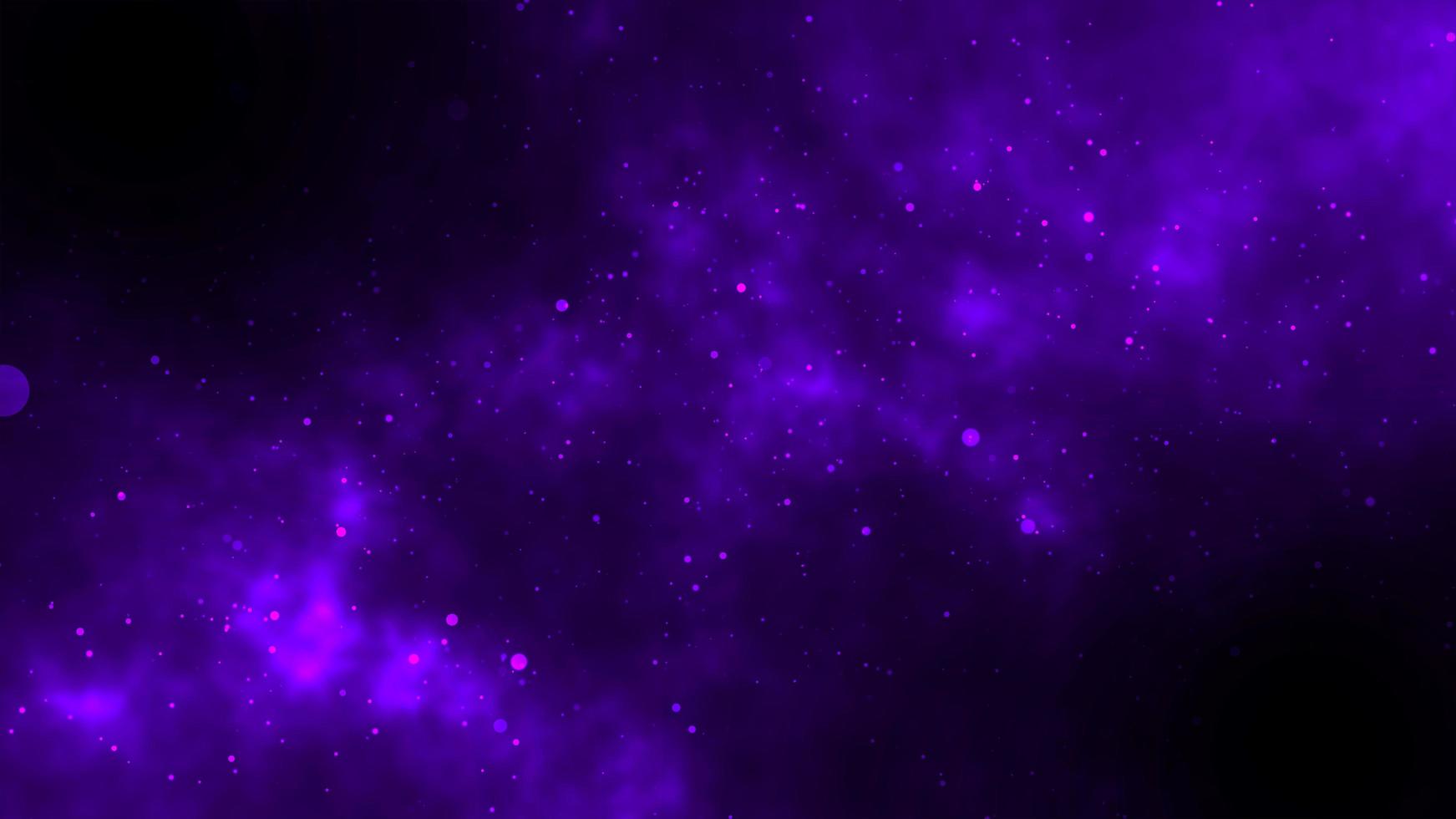 Purple Shiny Space Fire Particle powder Looping flow Animation for Abstract art fantasy Motion silver Background photo