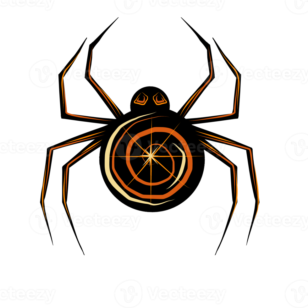 Witch's Spider for Halloween png