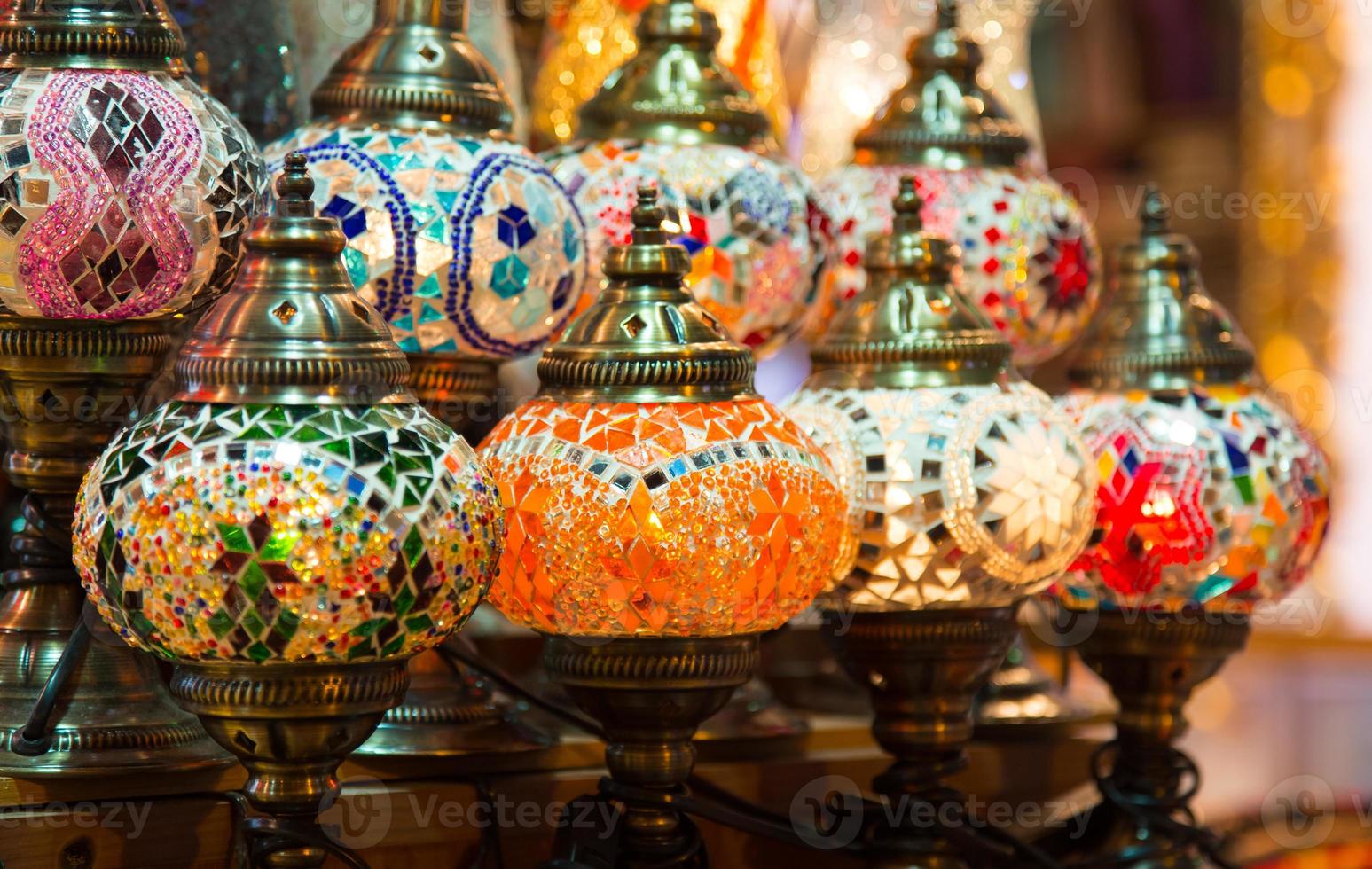 linternas turcas en estambul foto