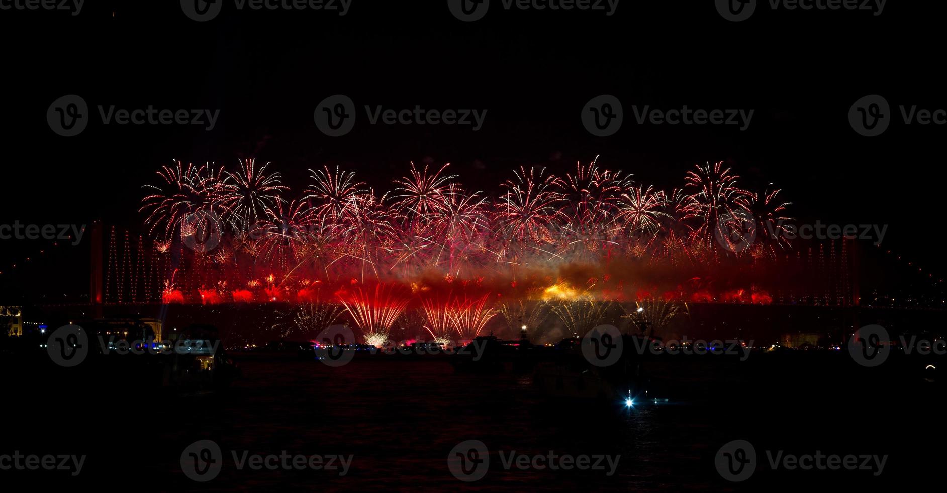 Fireworks in Istanbul photo