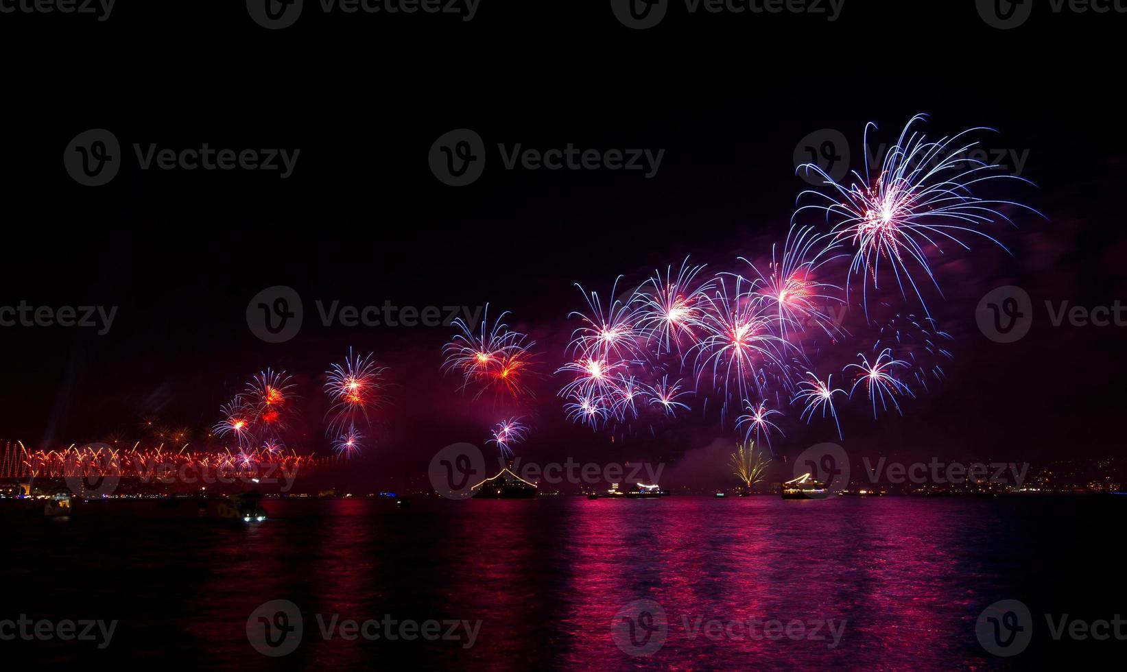 Fireworks in Istanbul photo