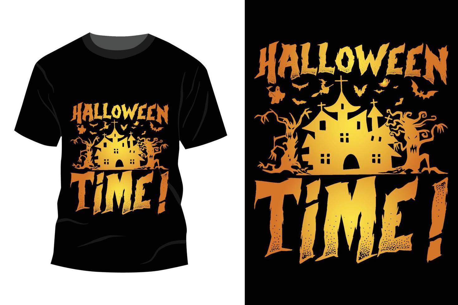 Halloween T-shirt Design vector