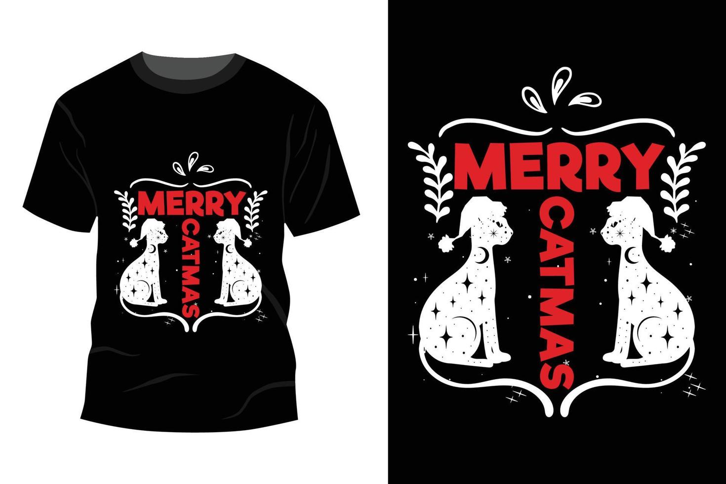 Christmas T-shirt Design vector