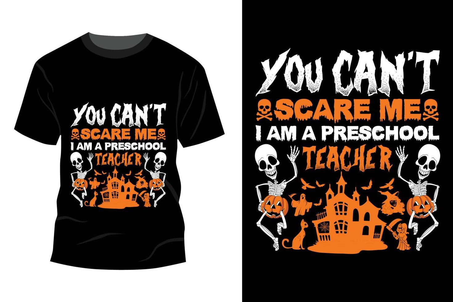 Halloween T-shirt Design vector