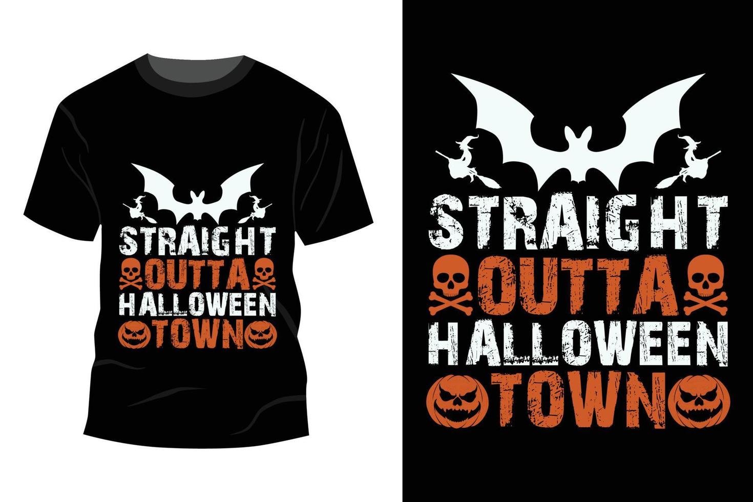 Halloween T-shirt Design vector