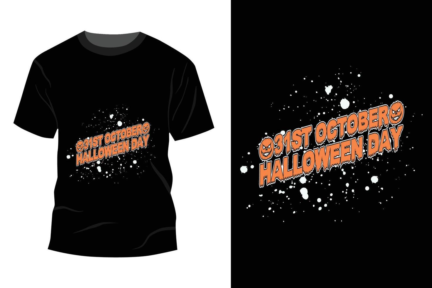 Halloween T-shirt Design vector