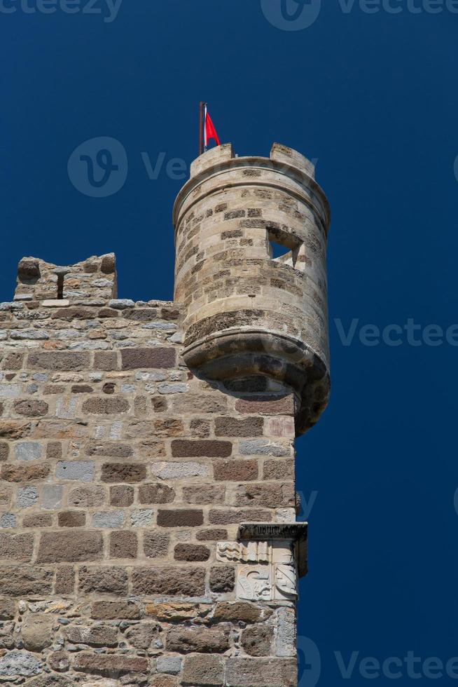 castillo de bodrum en turquía foto