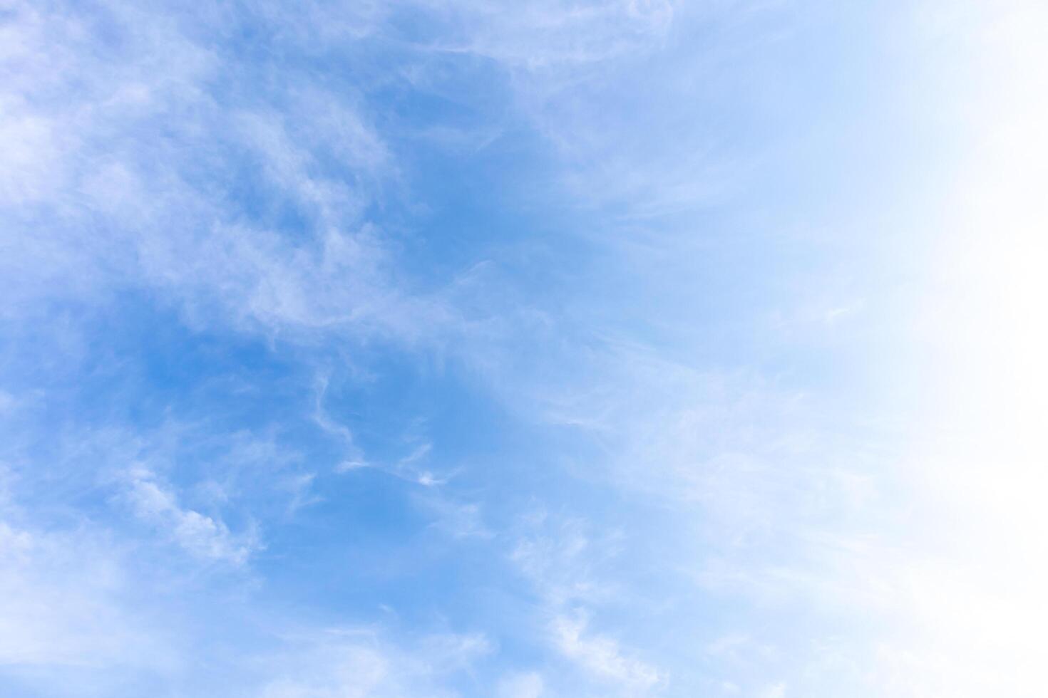 Blue sky with clouds, Sky background image photo