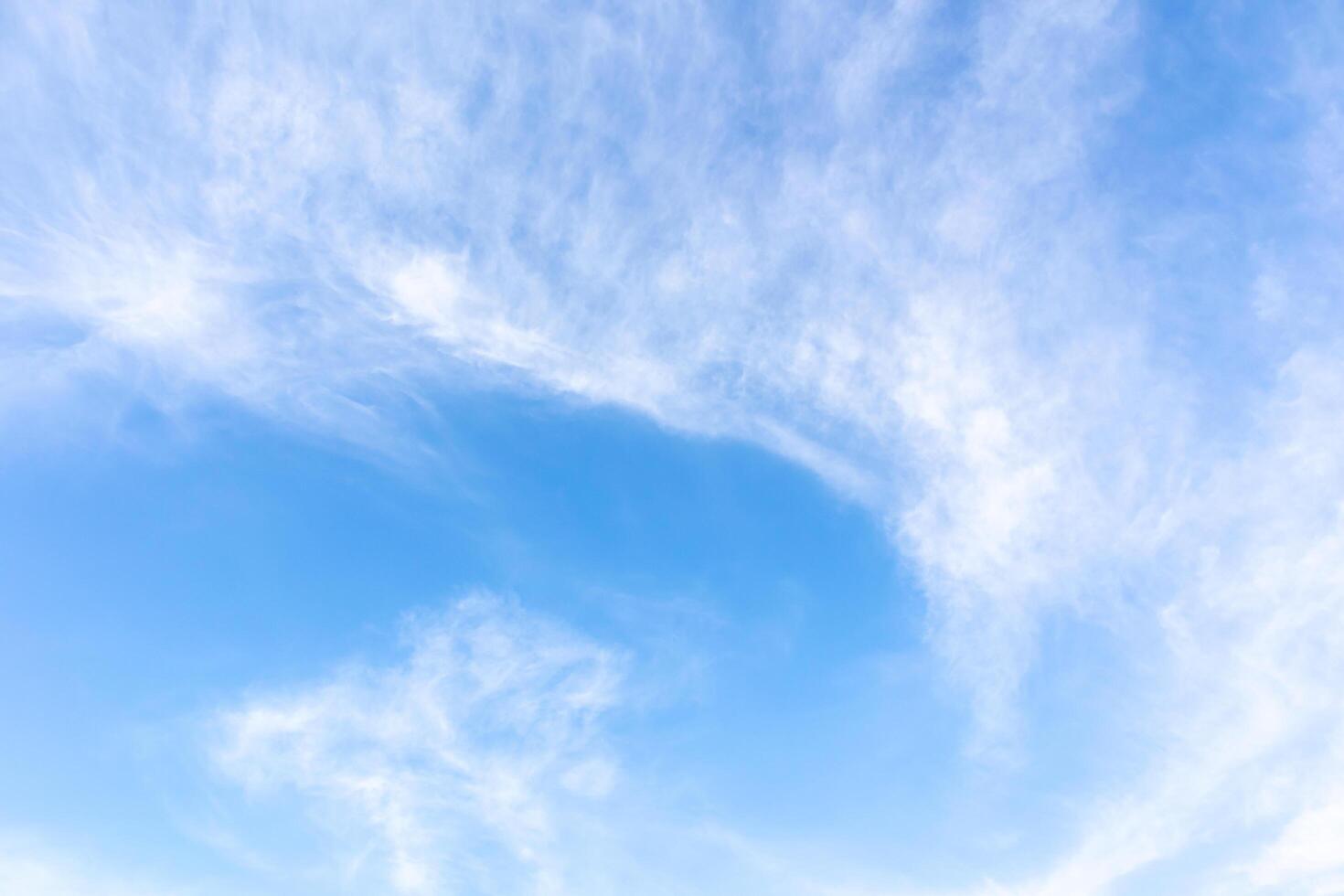 Blue sky with clouds, Sky background image photo