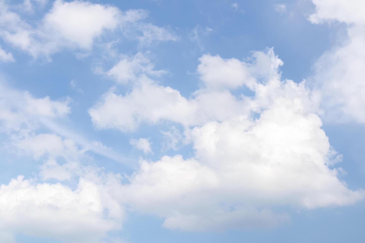 Blue sky with clouds, Sky background image photo