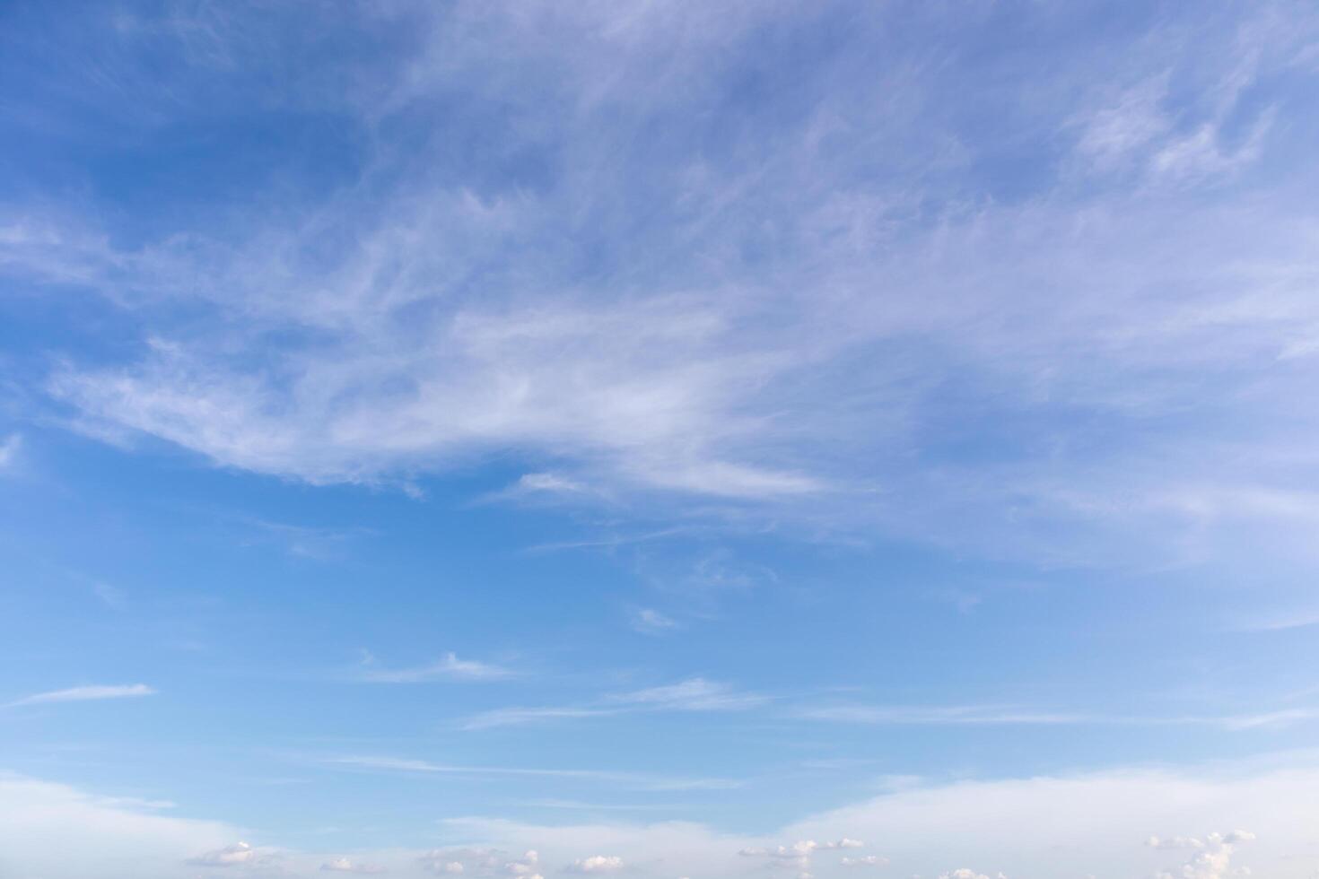 Blue sky with clouds, Sky background image photo