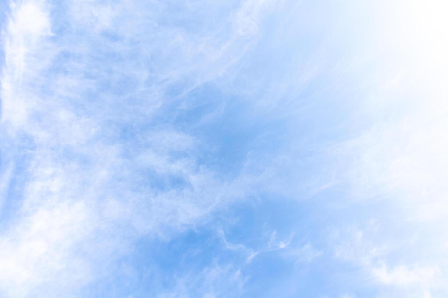 Blue sky with clouds, Sky background image photo