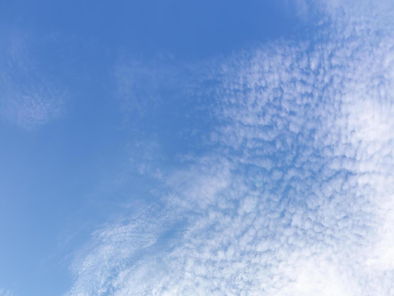 Blue sky with clouds, Sky background image photo