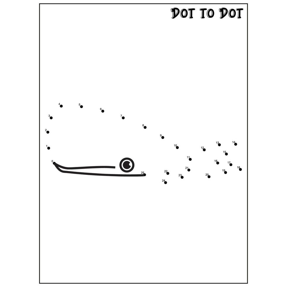 Whale connect the dots activities vector