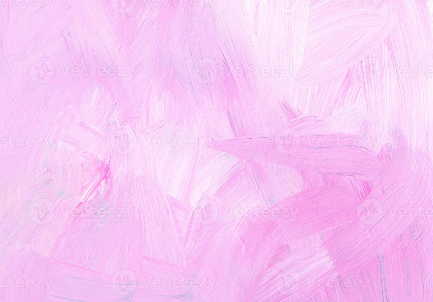 Abstract art pink and white background. Hand drawn pastel oil painting. Textured light brush strokes of paint on paper. Contemporary art. Modern artwork. photo