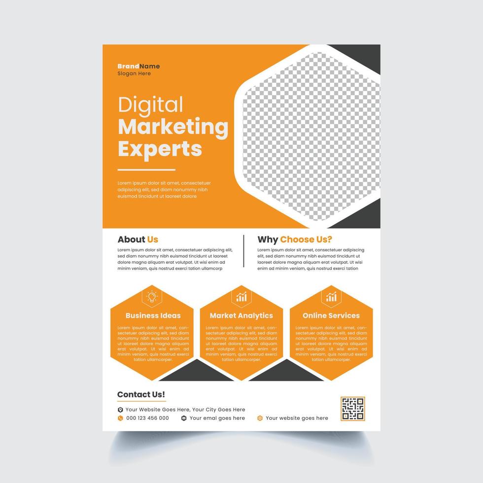 Corporate Flyer Design vector