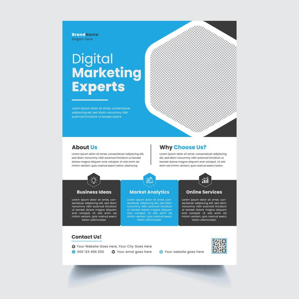 Corporate Flyer Design vector