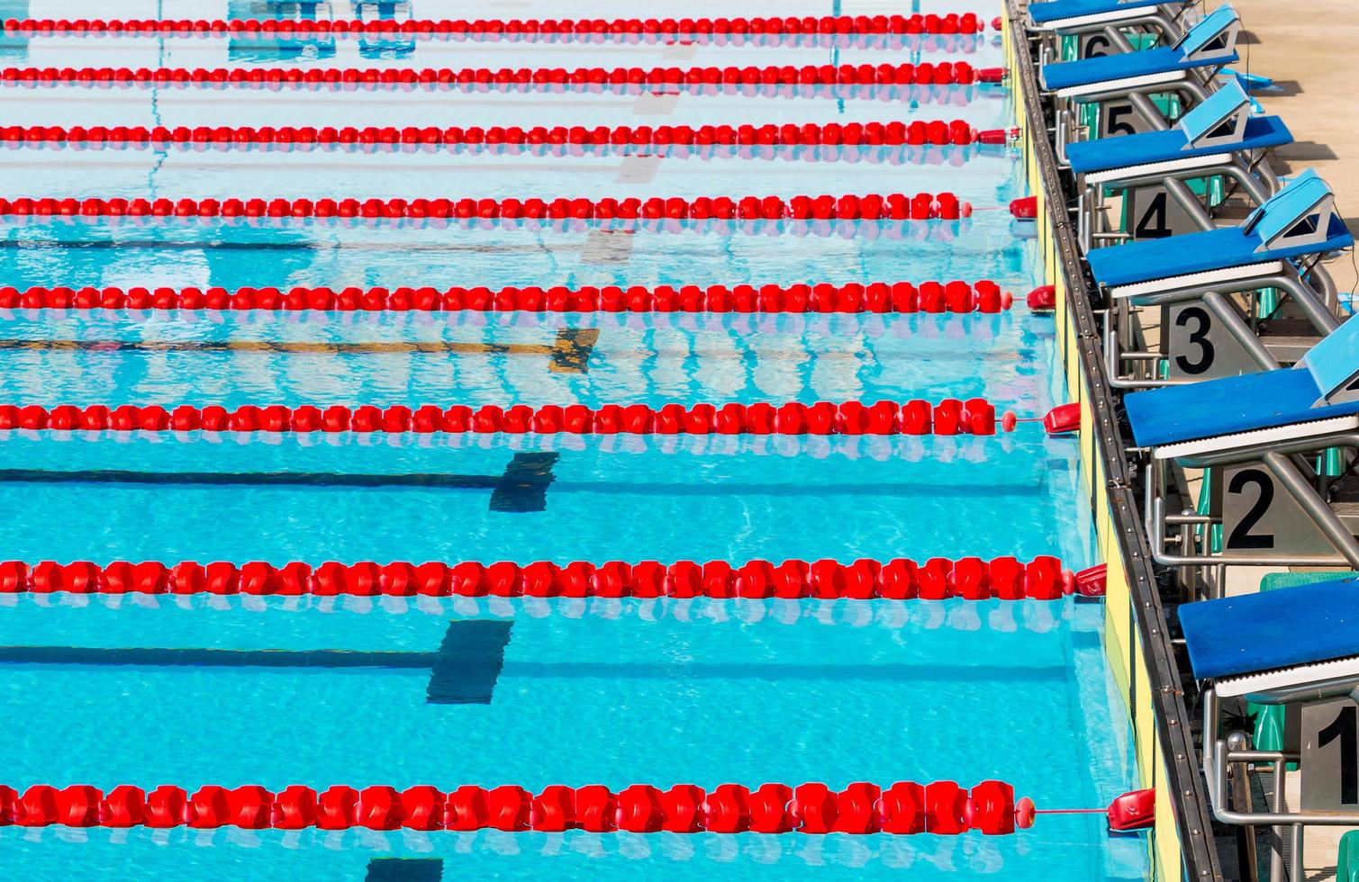 swimming pool in stadium photo