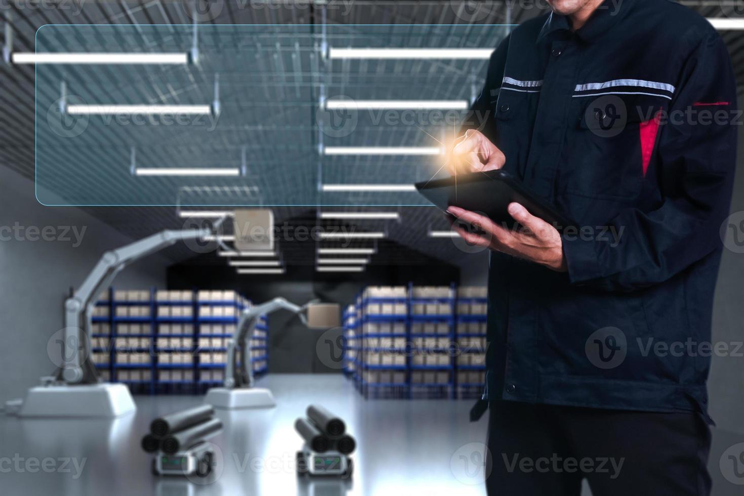 Cat robot for industry 4.0 3d render communication to people cybernetic manufacturing connection in factory automate in car dealership automation futuristic future cat toy intelligence 3d render photo