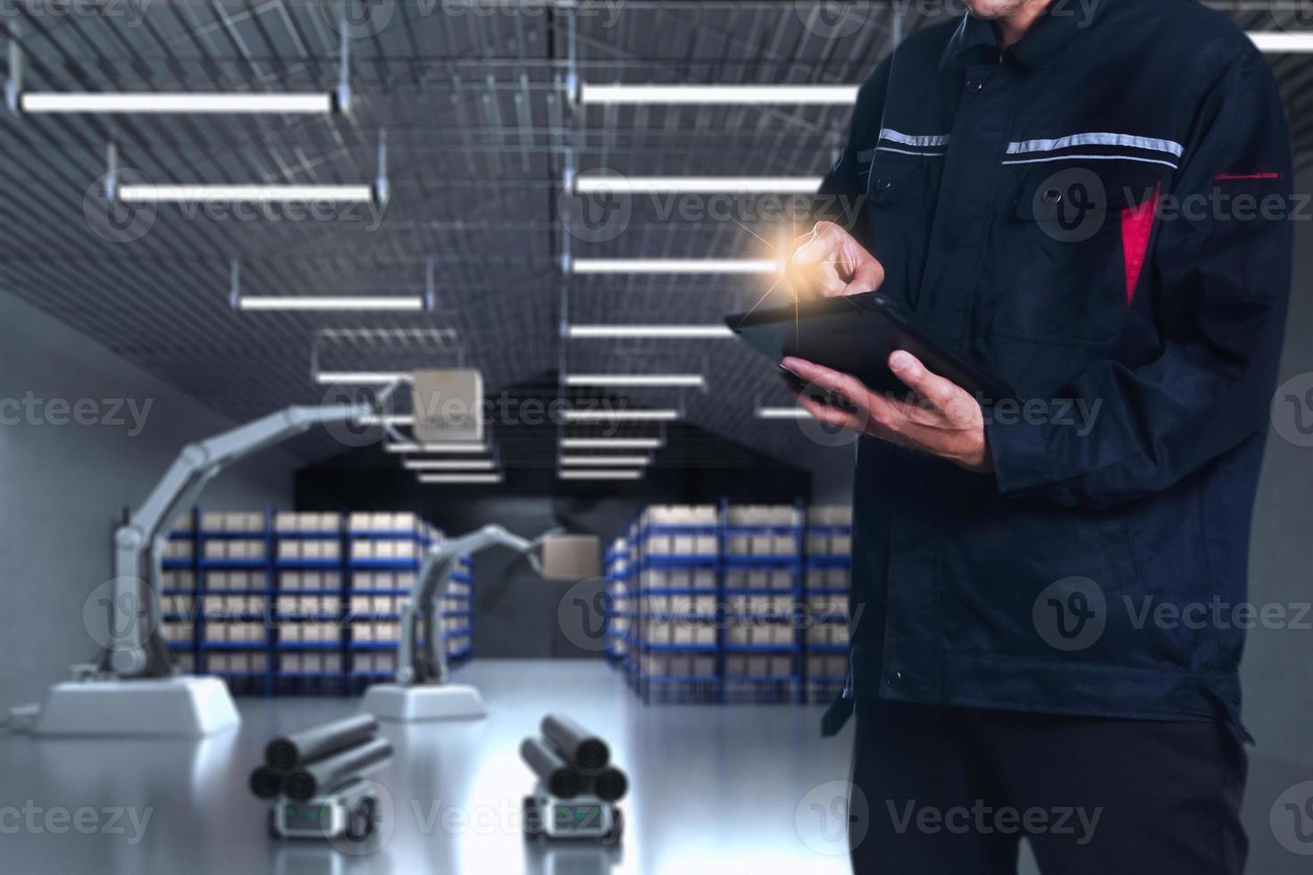 Cat robot for industry 4.0 3d render communication to people cybernetic manufacturing connection in factory automate in car dealership automation futuristic future cat toy intelligence 3d render photo