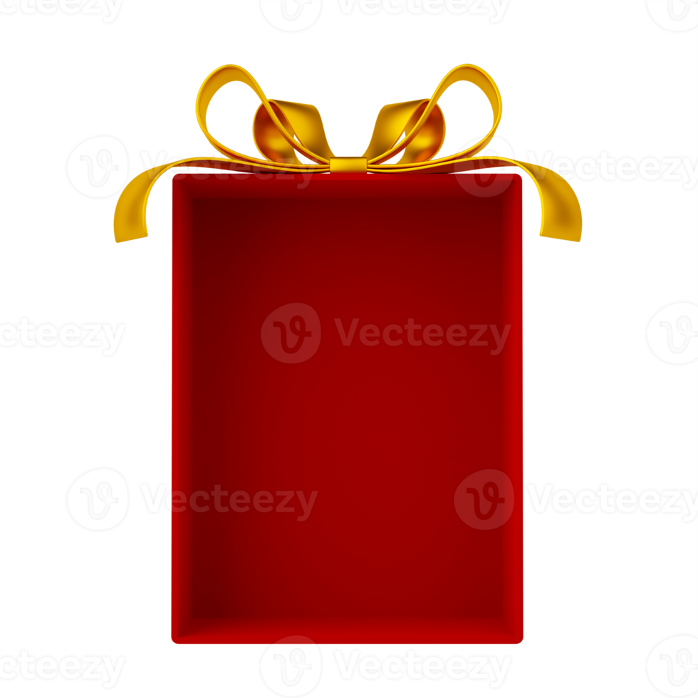 Gift box isolated 3d render png