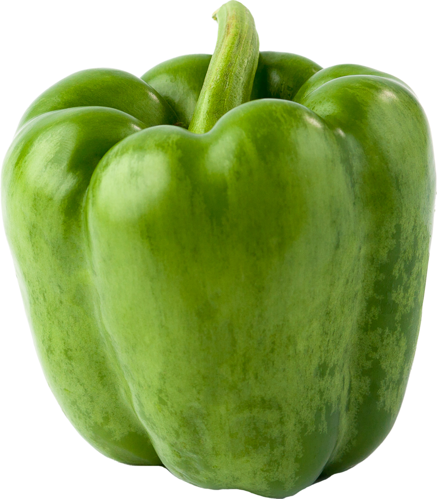 isolated bell pepper on transparent background. png