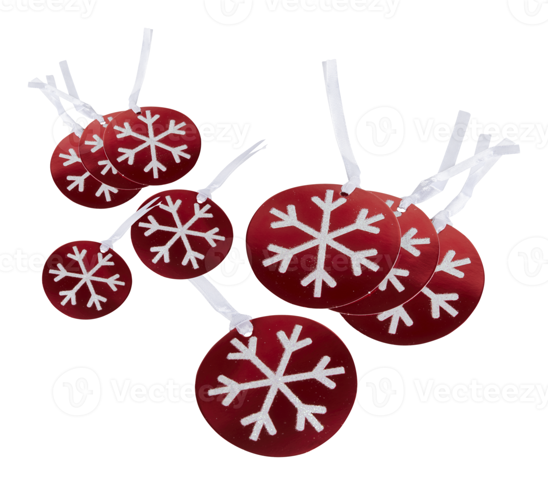 red snow pattern paper clipping path transparent background png