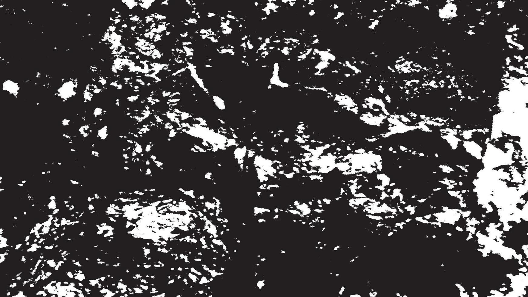 textura de superposición envejecida, fondo de grunge abstracto en blanco y negro, suciedad vectorial envejecida, textura de astillas, grietas, rasguños, desgastes, polvo, suciedad. vector