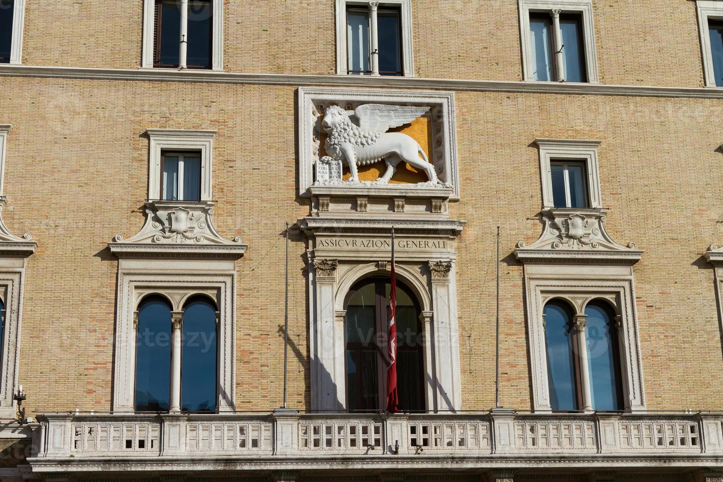 Lion Statue in Rome photo