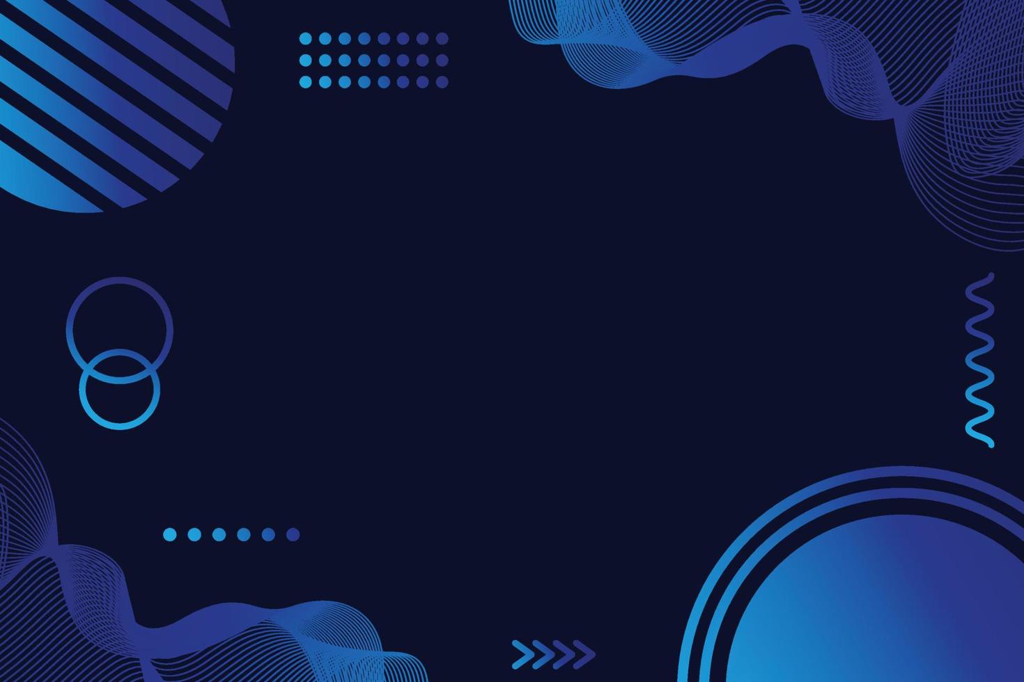Abstract Geometric Wavy Illustration Background vector