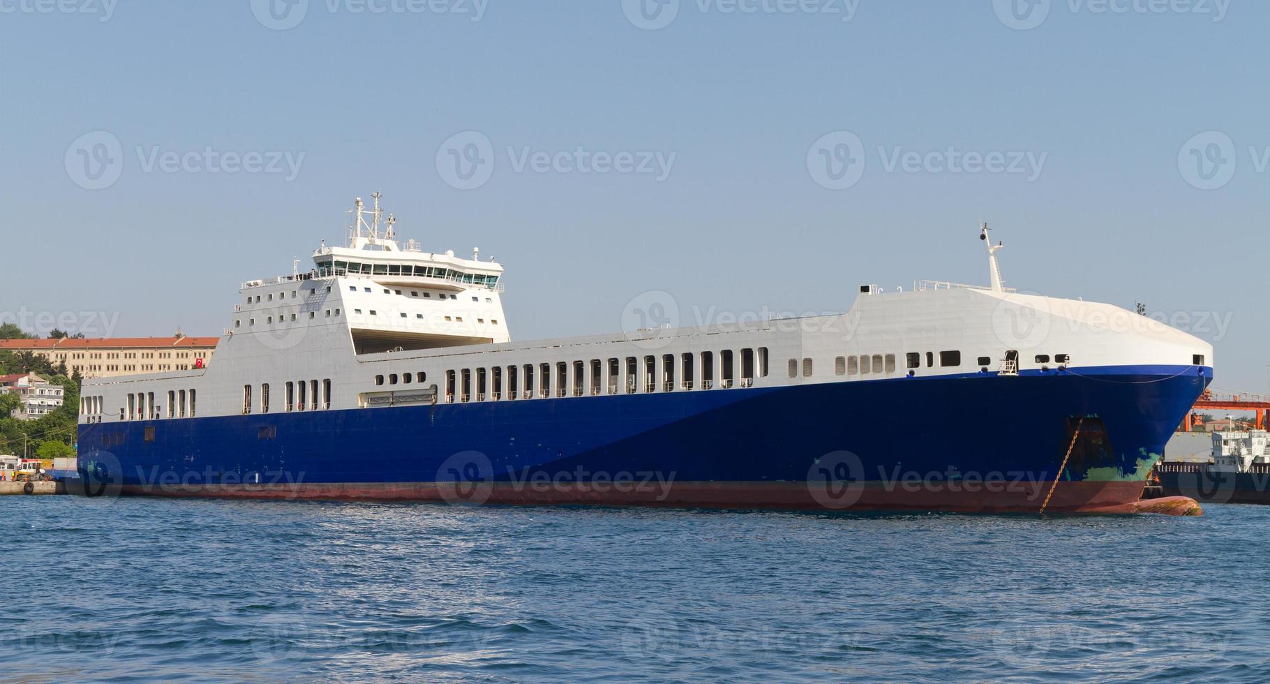 Roro Ship in port photo