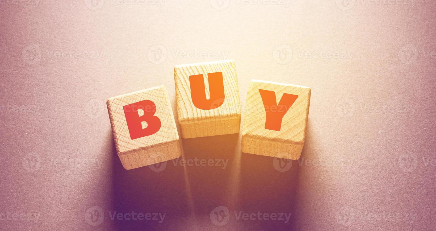 Buy Word with Wooden Cubes photo