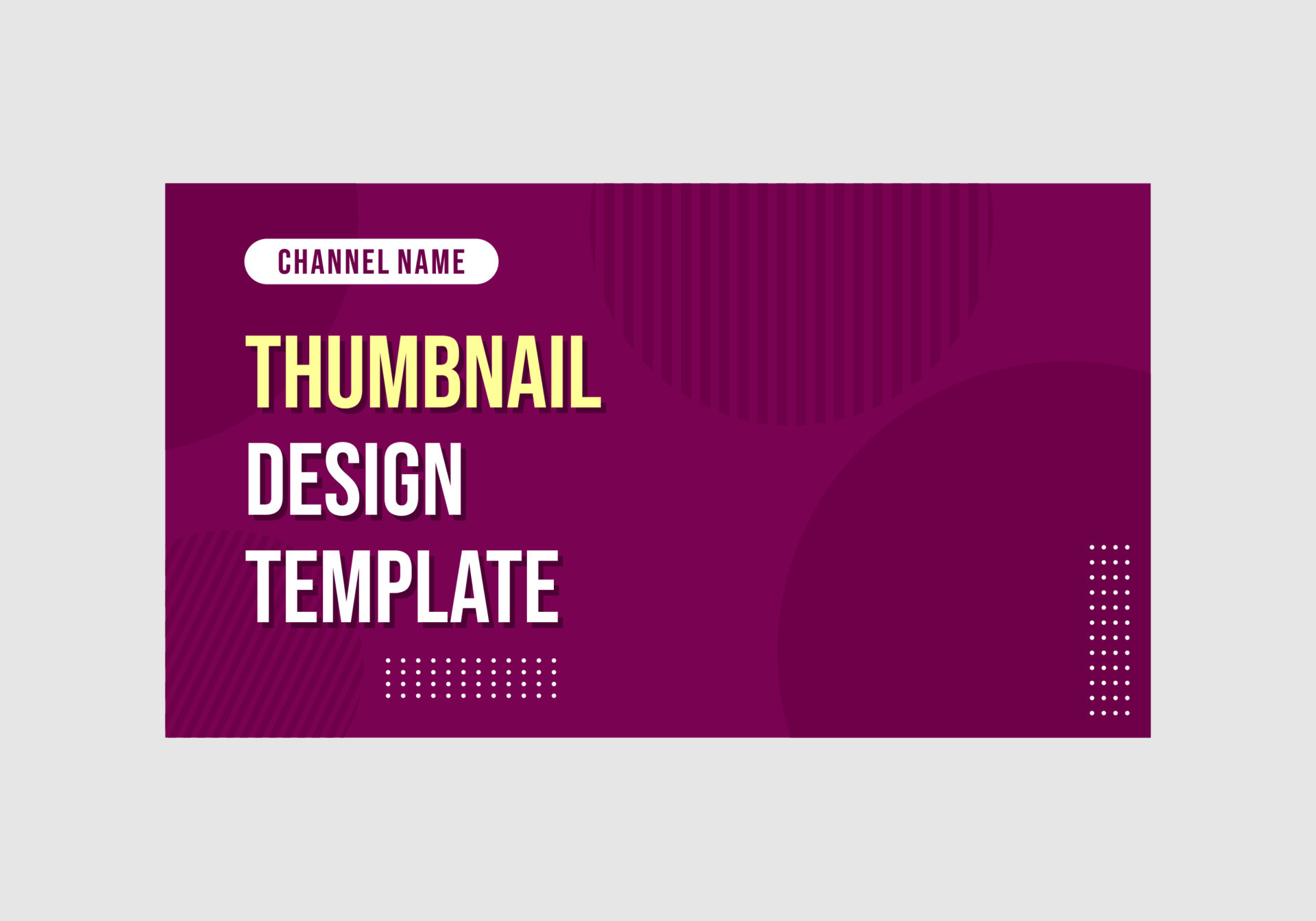 thumbnail youtube template design 11705240 Vector Art at Vecteezy thumbnail youtube template design 11705240 Vector Art at Vecteezy