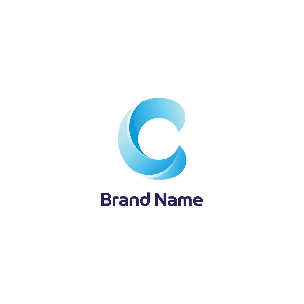 C Modern Abstract Logo Design vector