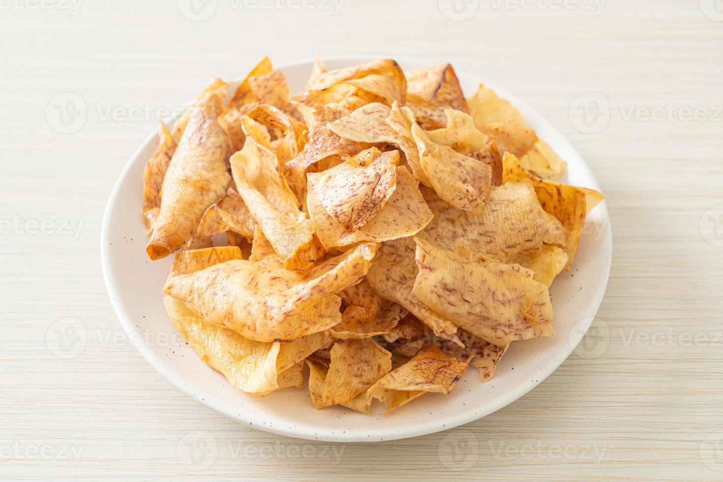 Crispy Sweet Taro Chips - snack photo