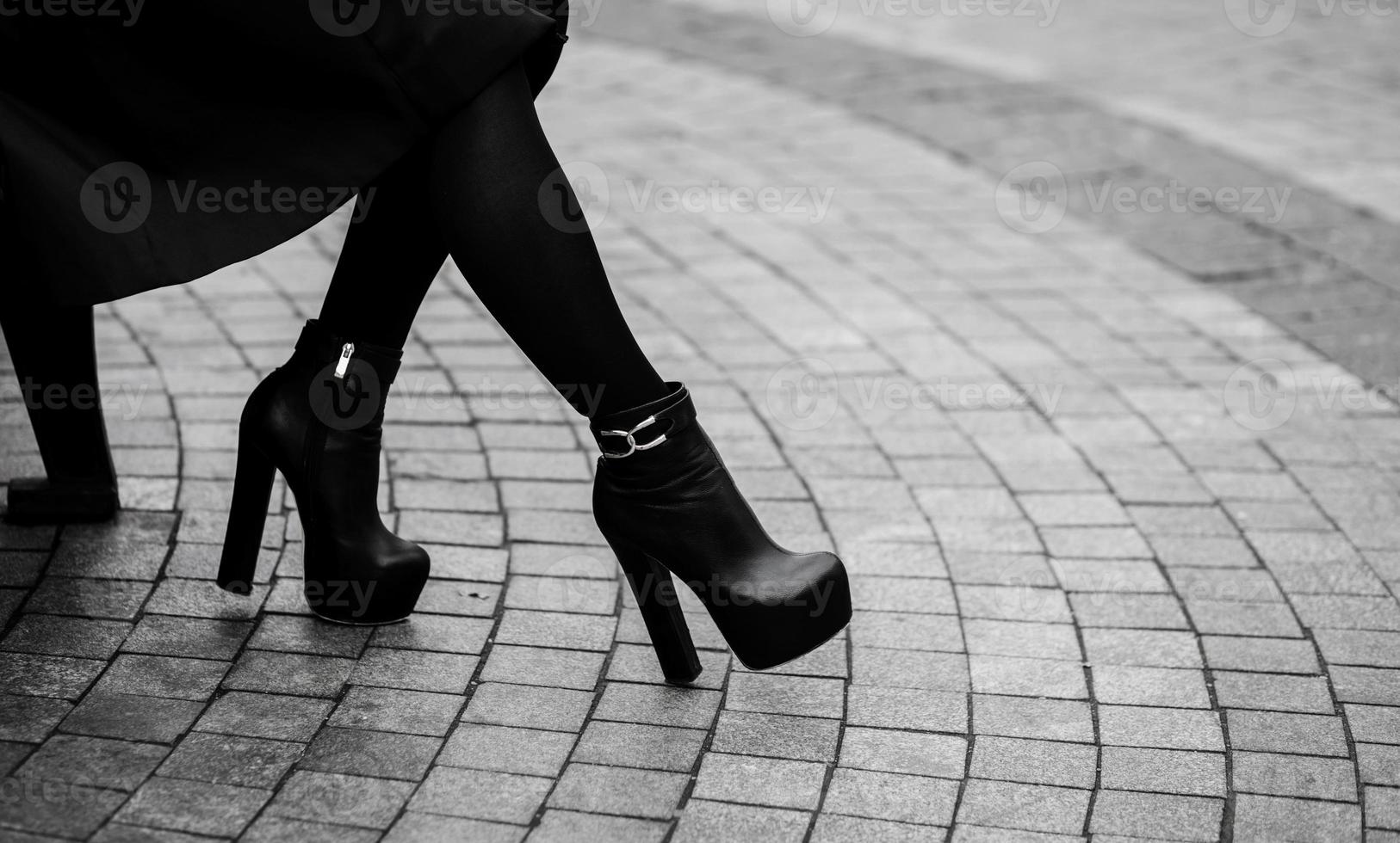 women's shoes with big heels photo