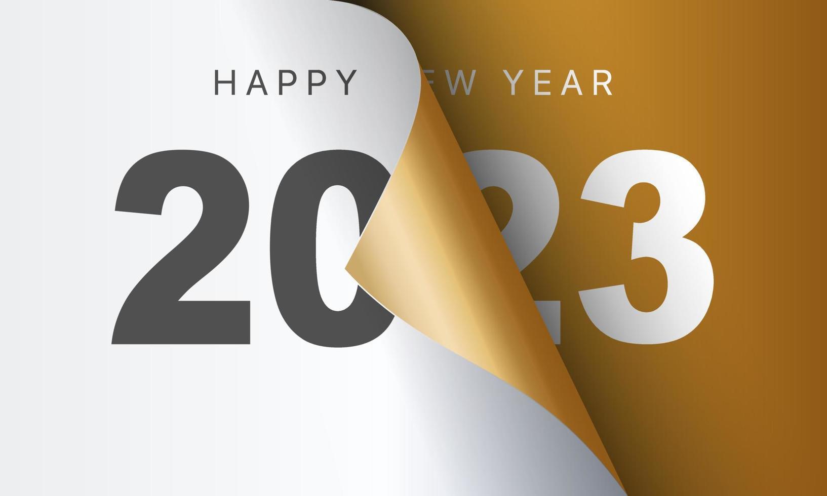 2023 Happy New Year Background Design. Greeting Card, Banner, Poster.  Vector Illustration. 11708348 Vector Art at Vecteezy