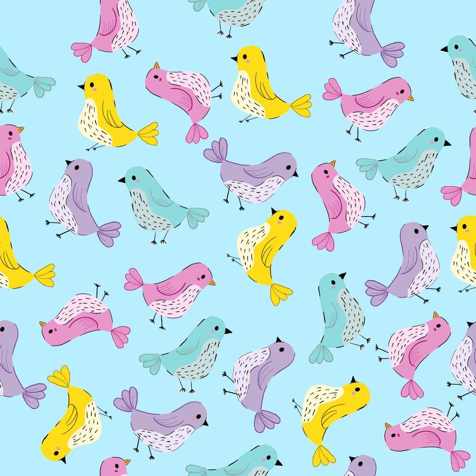 The Bird Seamless vector