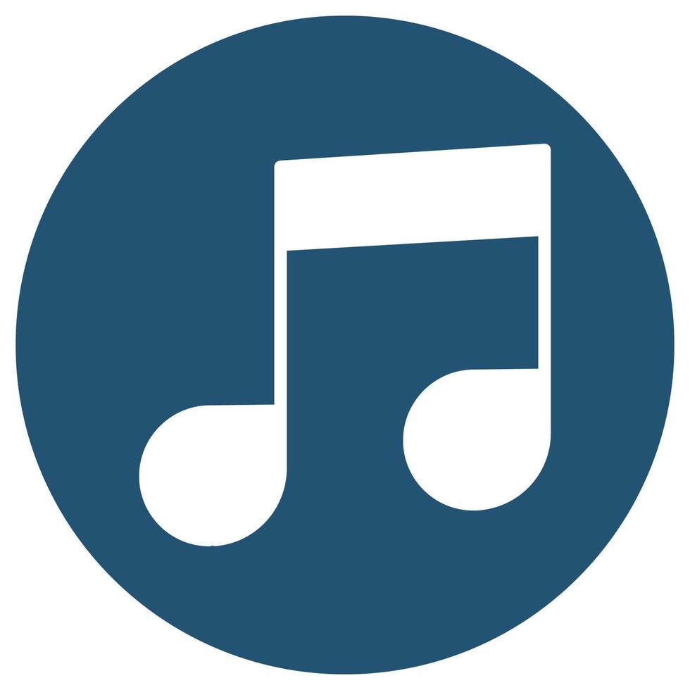 Eighth note Which Can Easily Modify Or Edit vector