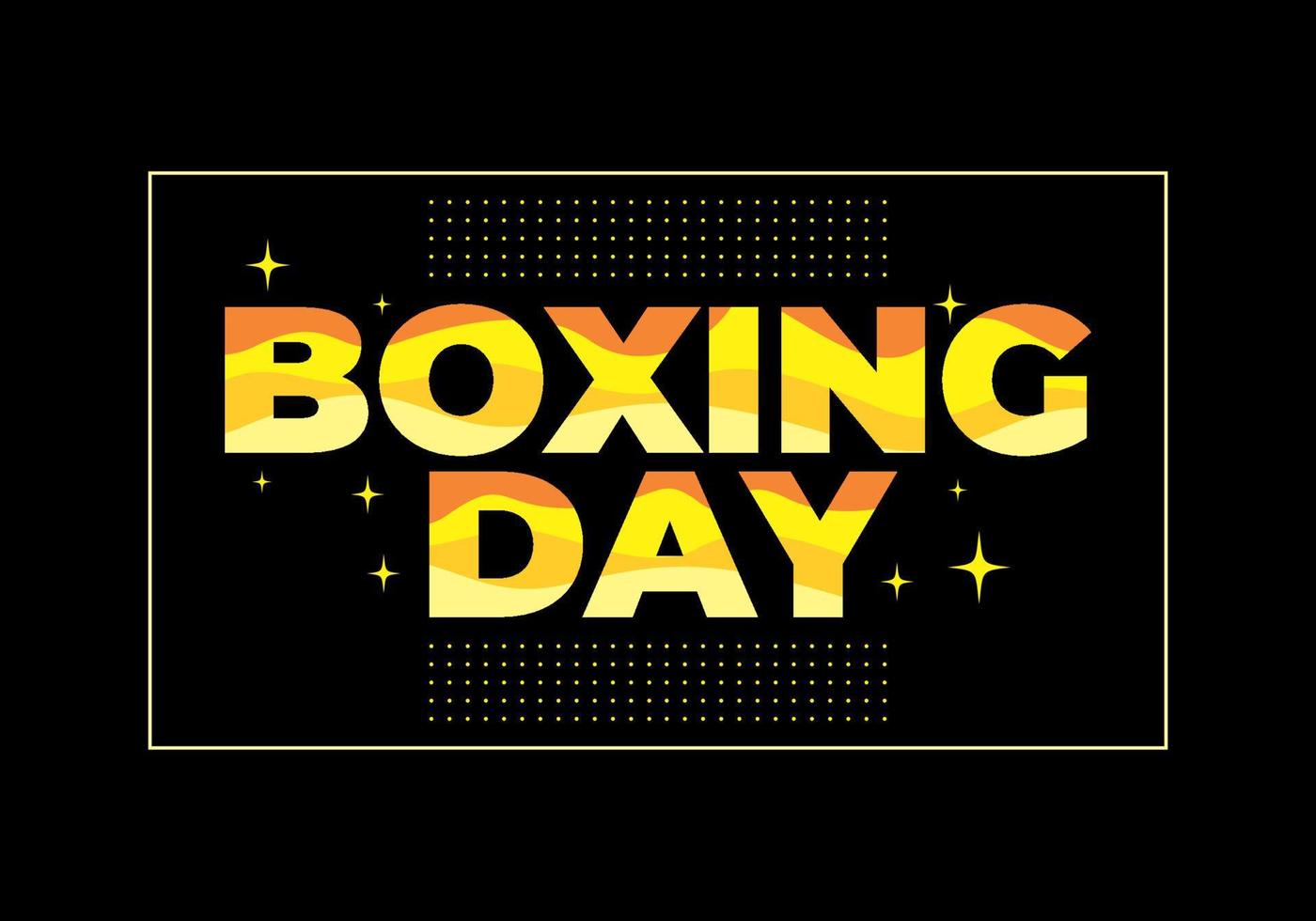 social media banner design of boxing day vector