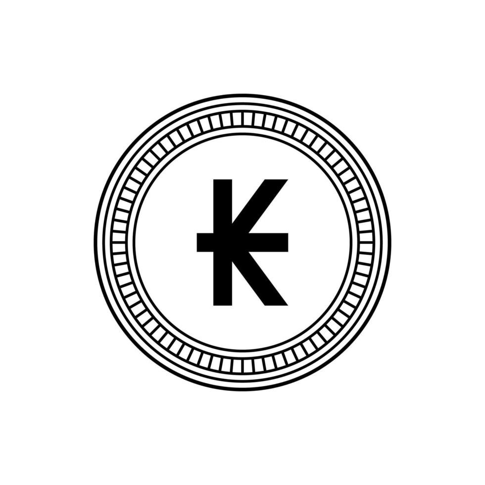 Laos Currency Icon Symbol. LAK, Laos Kip Coins . Vector Illustration